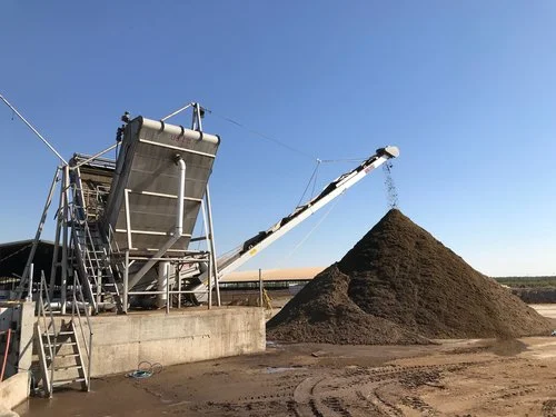 Alternative manure management program, california climate investments. image depicts a large machine that breaks down manure.