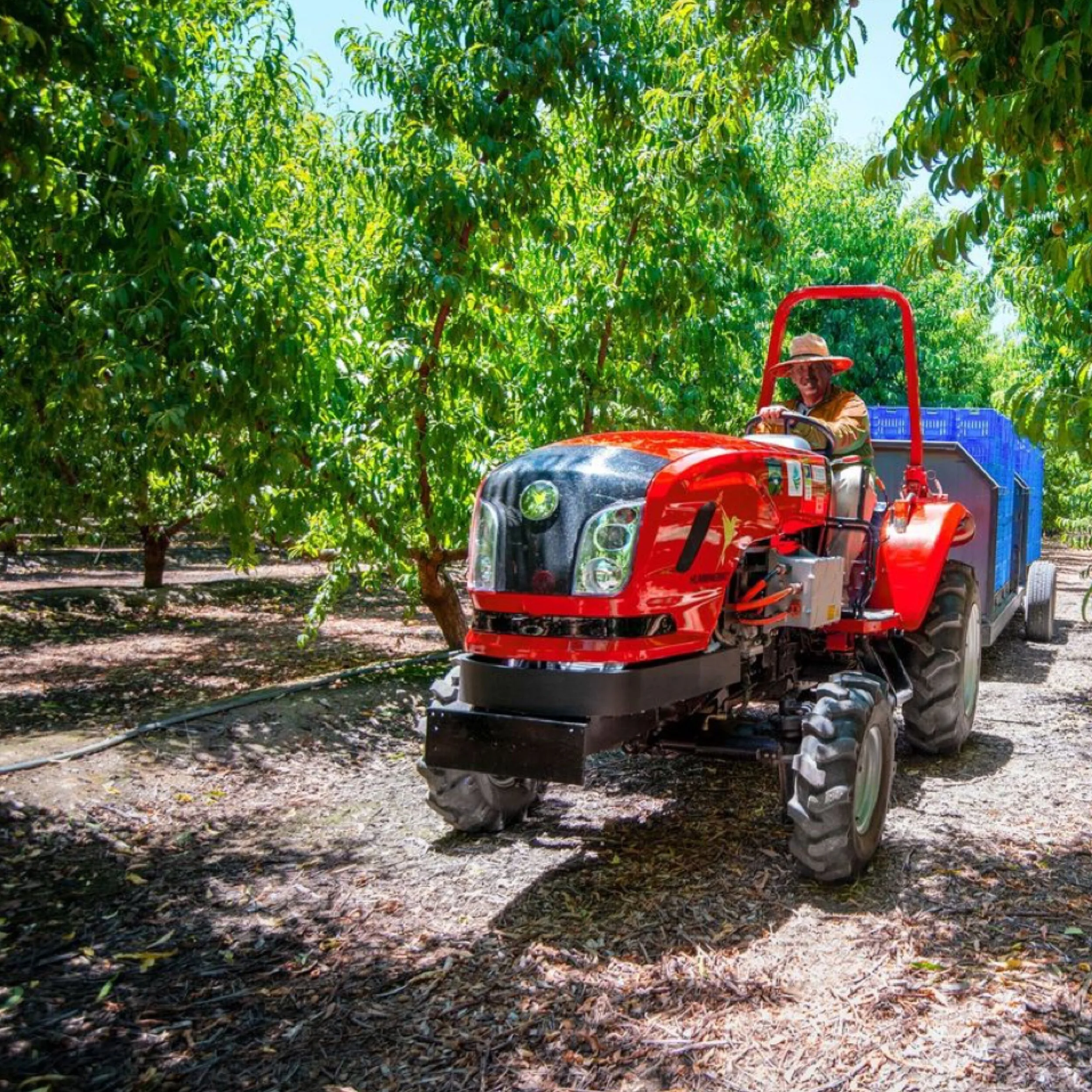 Electric Tractor Demonstration Supports Market Development and Pollution Reduction