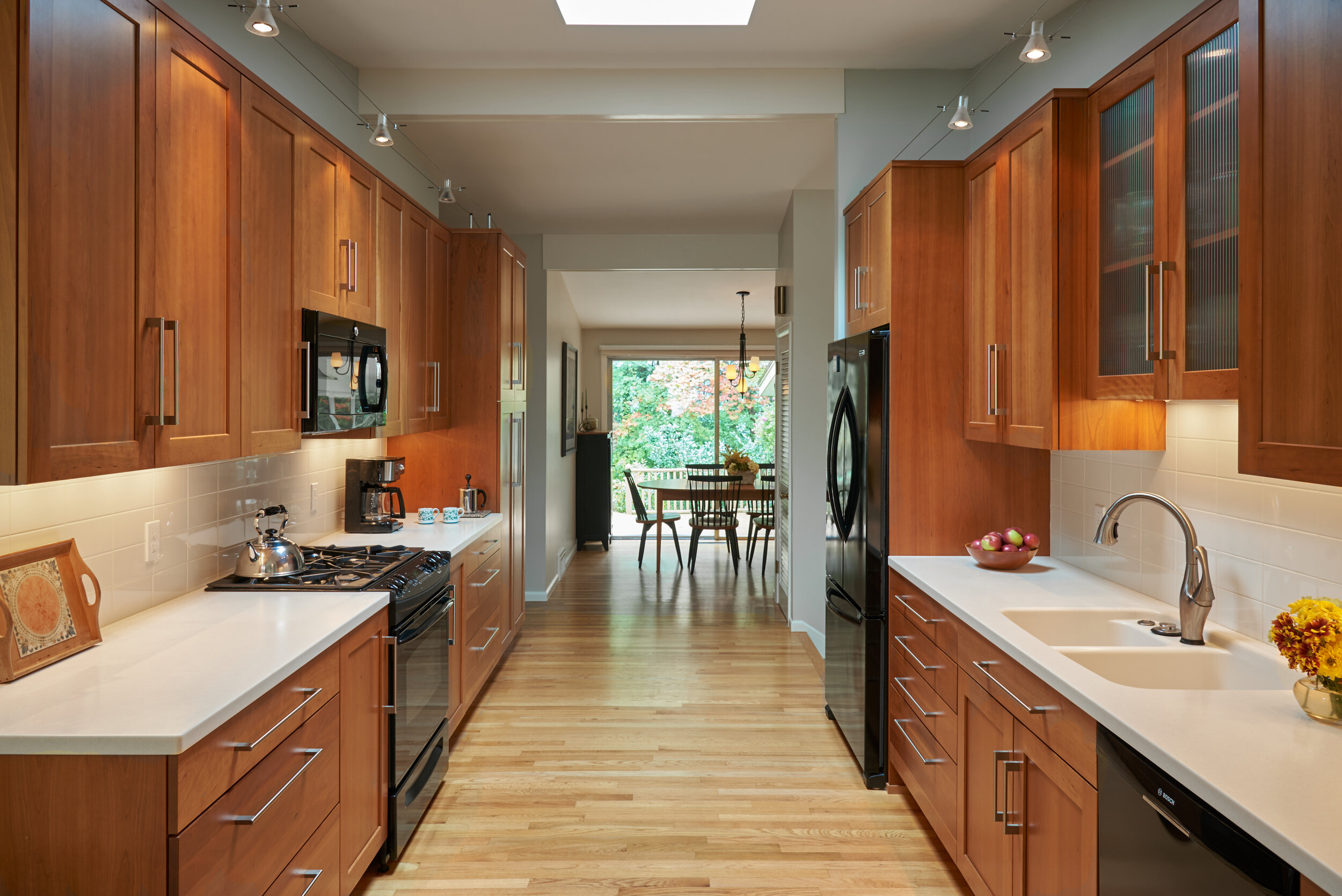  MID-CENTURY MODERN  Kitchen toward dining room 