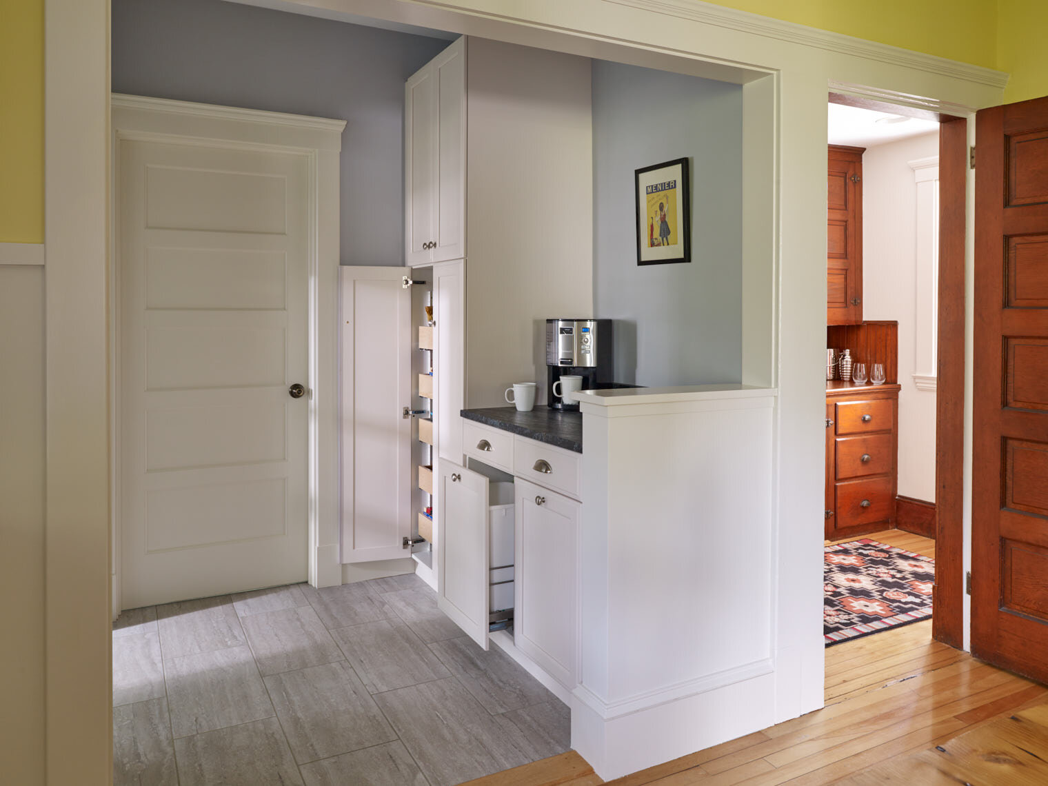  SHINGLE STYLE UPDATE  Pantry area showing storage spaces   