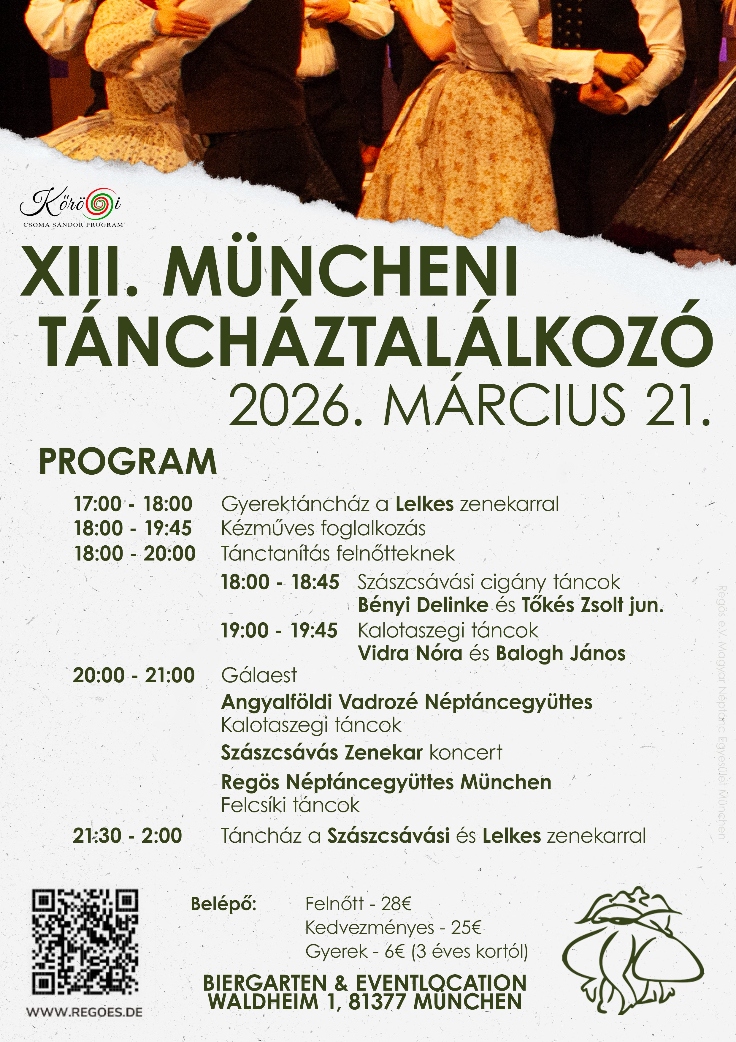 XIII. MÜNCHENER TANZHAUSTREFFEN AM 21. MÄRZ. 2026