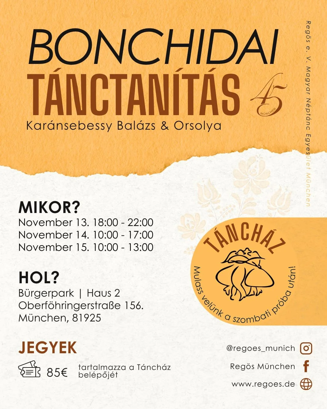 Bonchidai Tanzworkshop / Bonchidai Hétvége