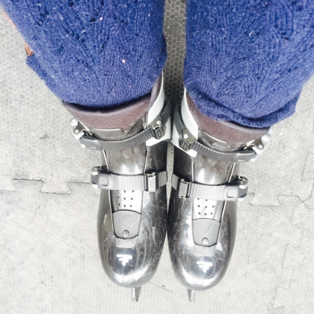 Wondering why I can't have the cute white lace up skates like they have on TV