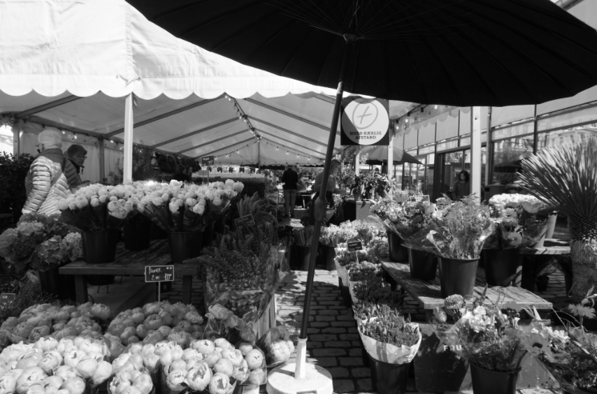  Flowers, along with candles, have been essential to the Danish concept of 'hygge’.’ "Flowers in Denmark are an essential good I guess!" says the shopkeeper at TorvehallerneKBH market, where sales are up. 