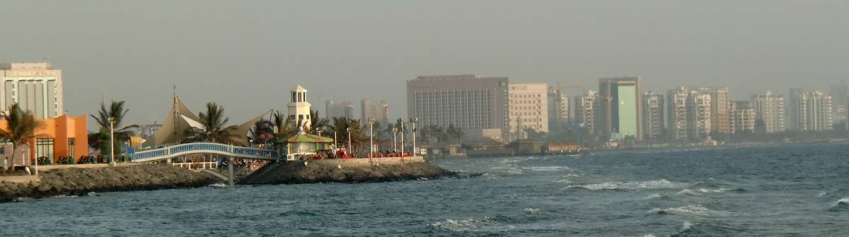   Jeddah is a beautiful city on the Red Sea, somewhat more cosmopolitan than much of the rest of the country.    