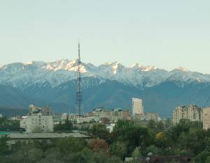   Almaty is situated in a beautiful setting nestled at the foot of the Zailiski Ala-Tau&nbsp;mountains.     