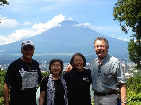   She took Jolene, Dr. Lerer, and me to a Y camp up in the mountains which had a beautiful view of Mount Fuji, which is usually shrouded in clouds.&nbsp;     