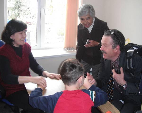   We visited a rehabilitation center in Almaty which provides activities and therapy for children and adults with Down Syndrome, cerebal palsy, and cognitive disabilities.&nbsp;     
