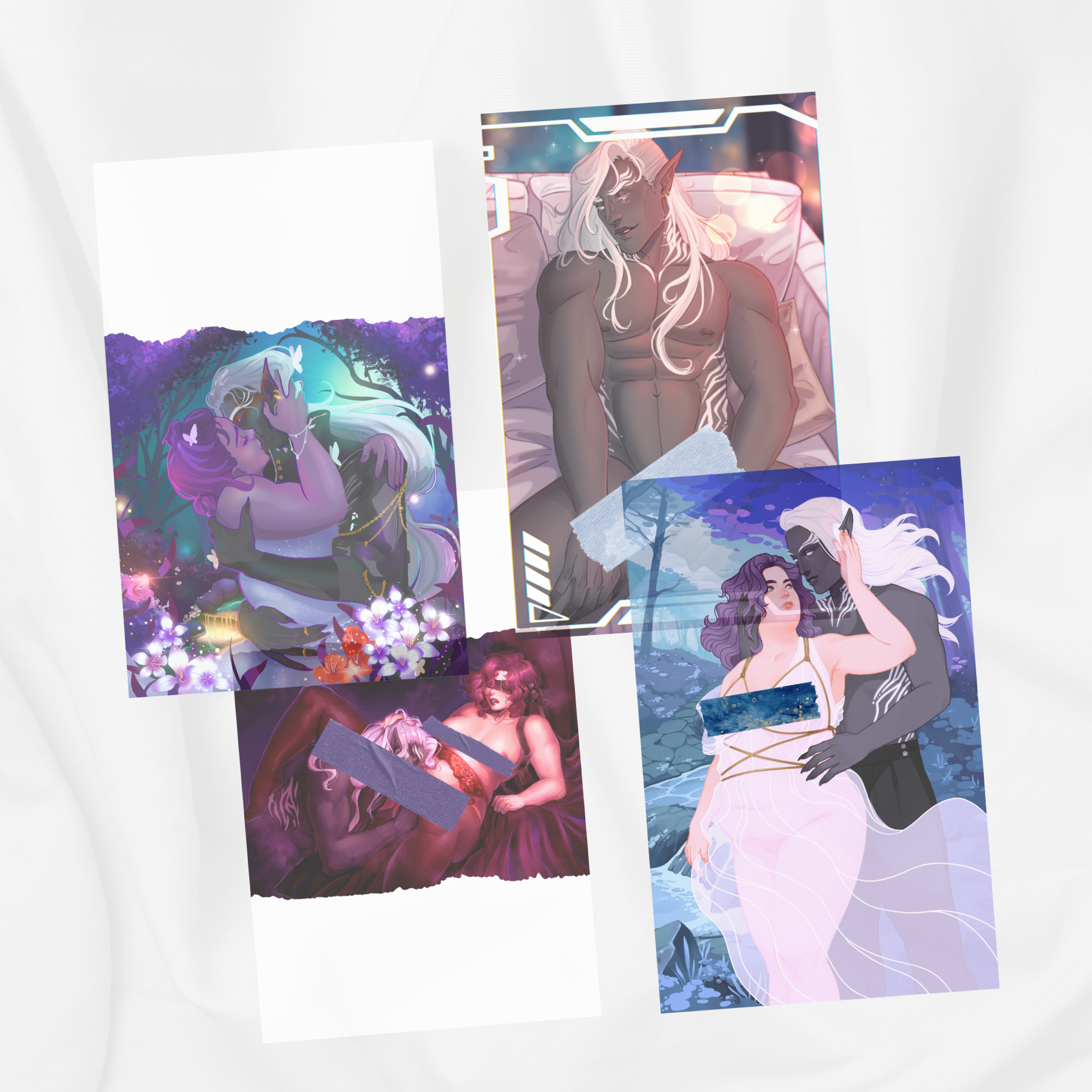 Space for Love Vellum Page Overlays