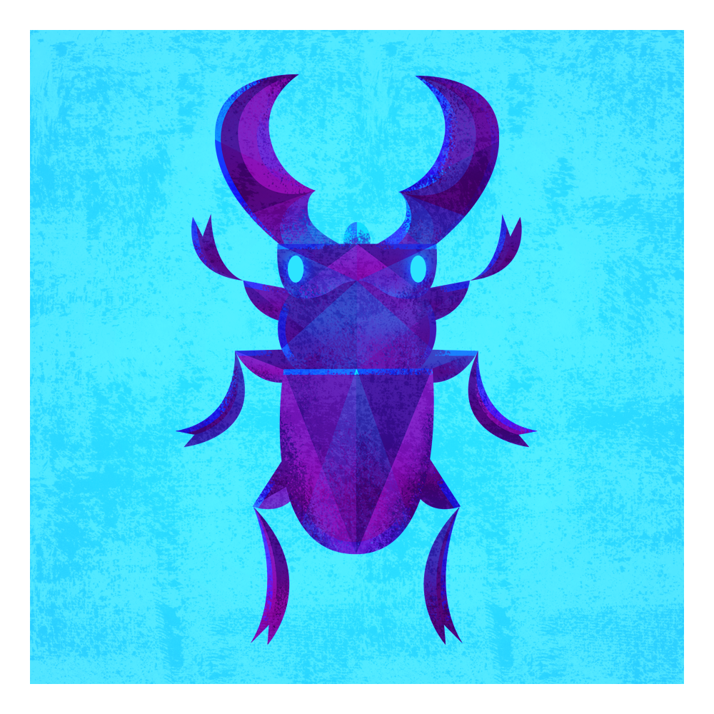 CRYSTAL STAG BEETLE