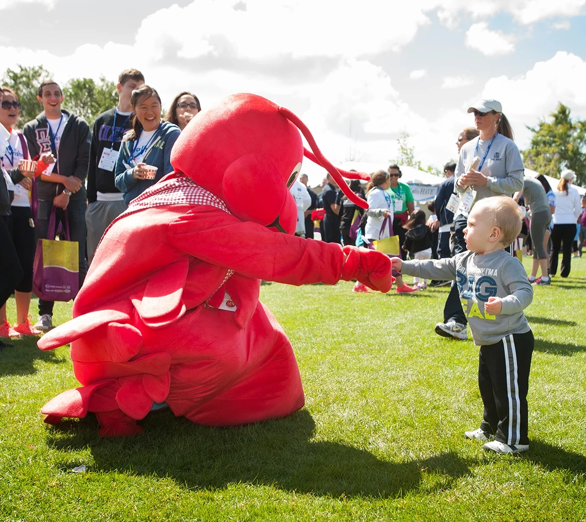 Lobster Guy Fist Bump!!!