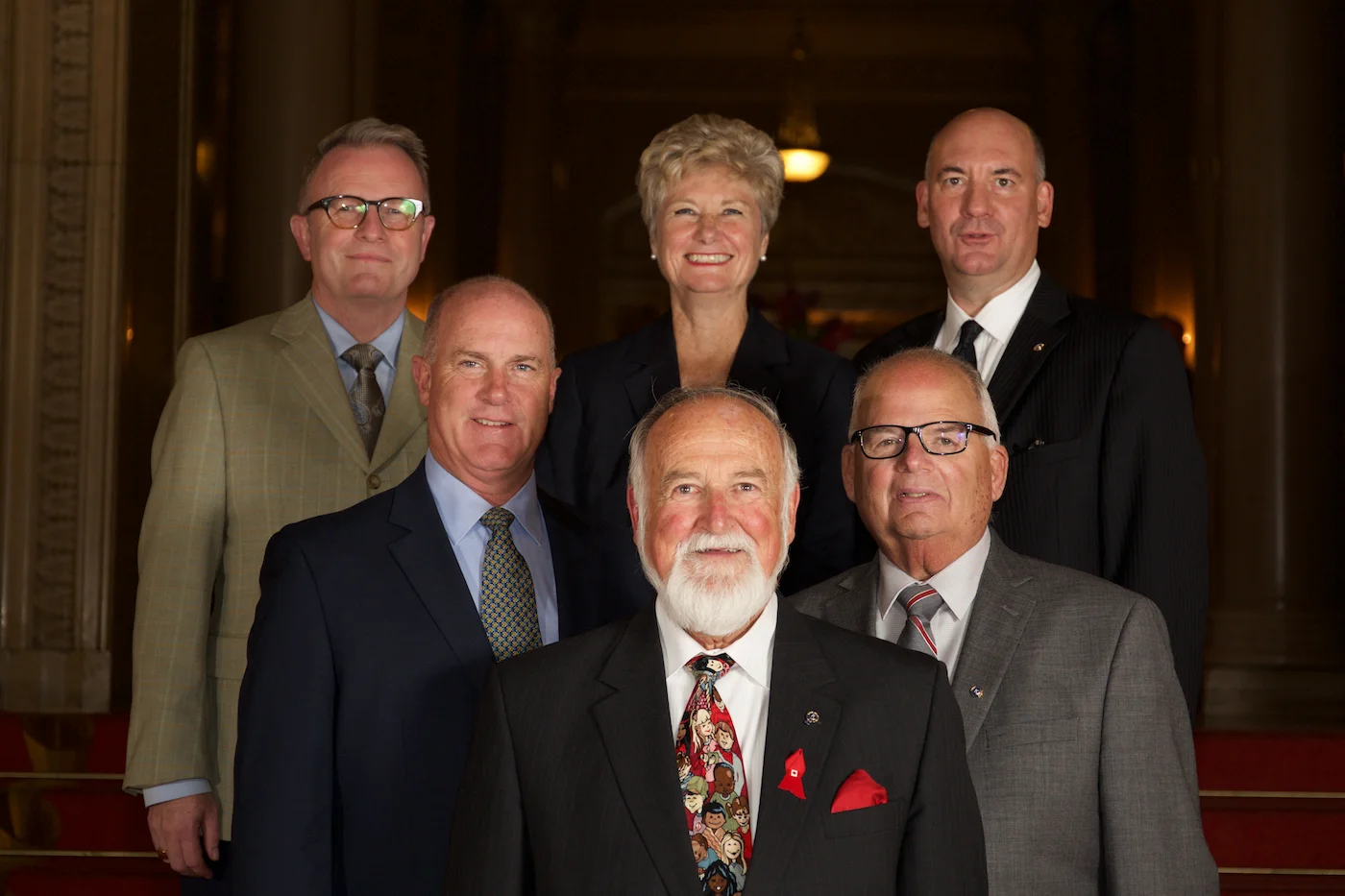 Front row: President Wayne French Second row: Immediate Past President Gary Flockton, President Elect Steve Tanner Back Row: Secretary/Treasurer Mark O'Neill, Director Kathleen Holst, Director Steve Moore Missing: Director Rachel Kooyman