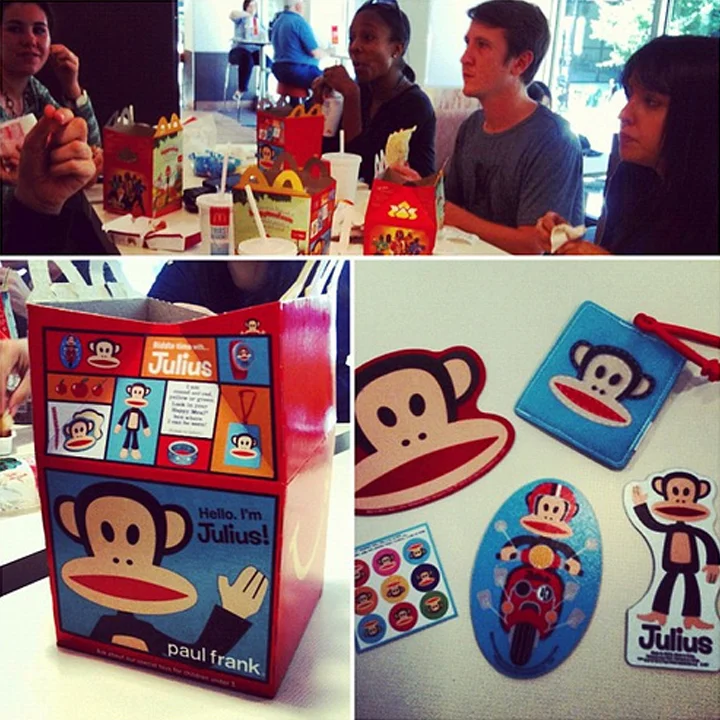  The first Happy Meal utilized my Mondrian packaging program. We used iconic art for this initial assortment as we expected this packaging to expose PF branding to many new eyeballs. 