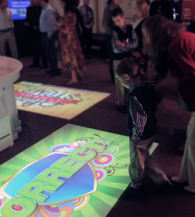 Projection Mapping Game in Action