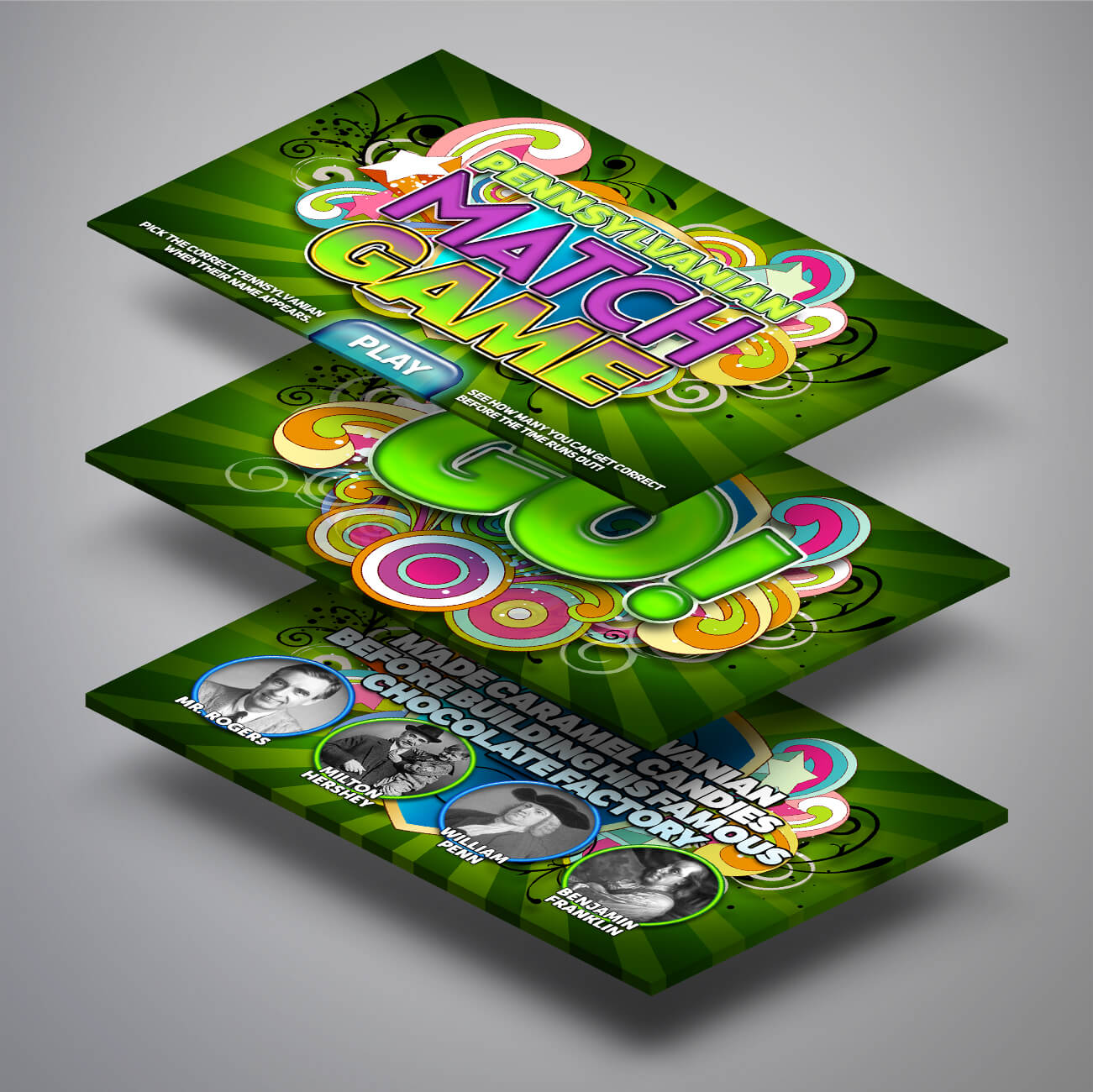 Projection Mapping Game Screens