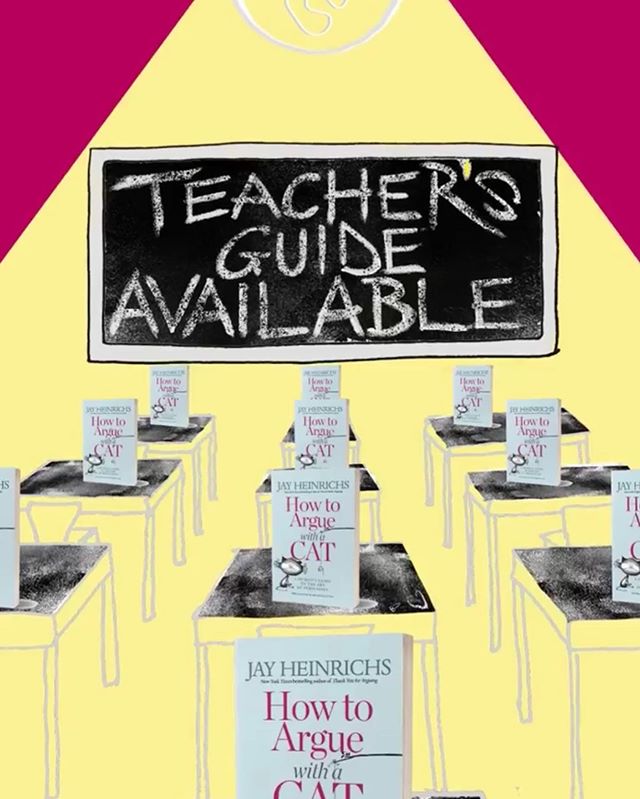 Get your class rhetoric-ready with &lsquo;How To Argue With A Cat: A Human&rsquo;s Guide to The Art of Persuasion 
#backtoschool #teachersofinstagram #teach #howtoarguewithacat #middleschoolteachers #persuasion #cats #highschool #iteach #iteachela #i