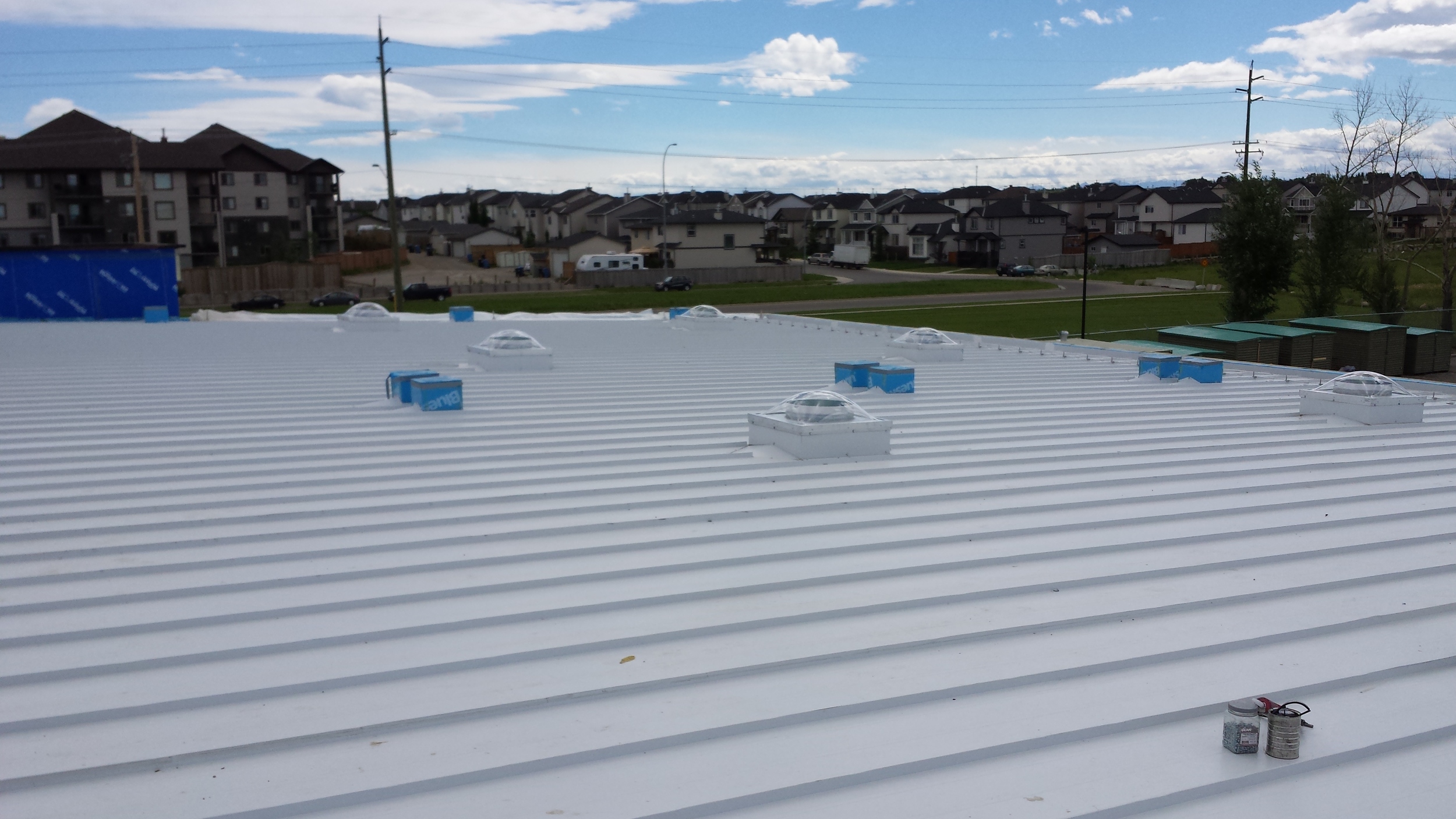  Emergency Response Station in south Calgary. Commercial tubular skylight system. 