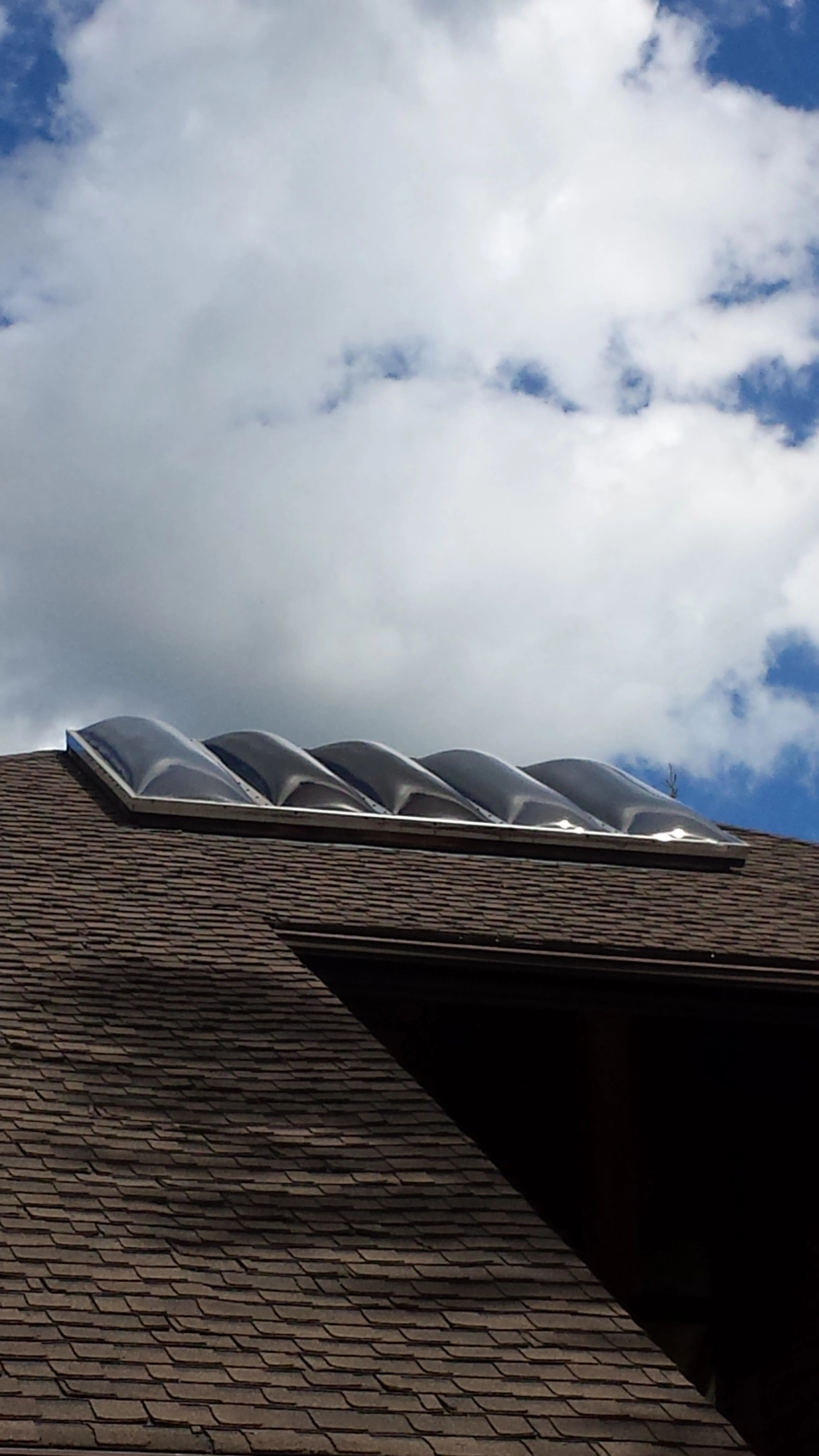  A 5 piece tandem skylight 