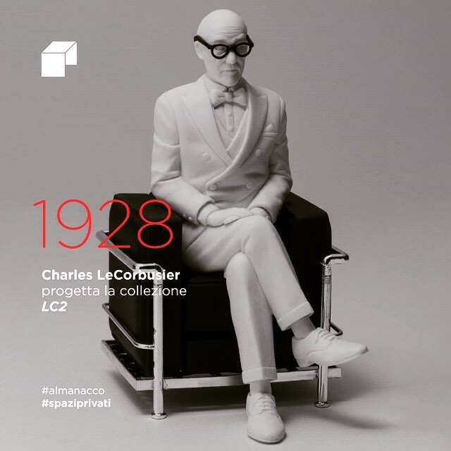 &ldquo;Cos&rsquo;&egrave; una seduta, se non un oggetto che assolve il proprio compito accogliendo il corpo umano in una postura semi-eretta?&rdquo;
#almanacco_#1928 : #lecorbusier progetta la collezione #lc2  @cassinala #spaziprivati #design #interi