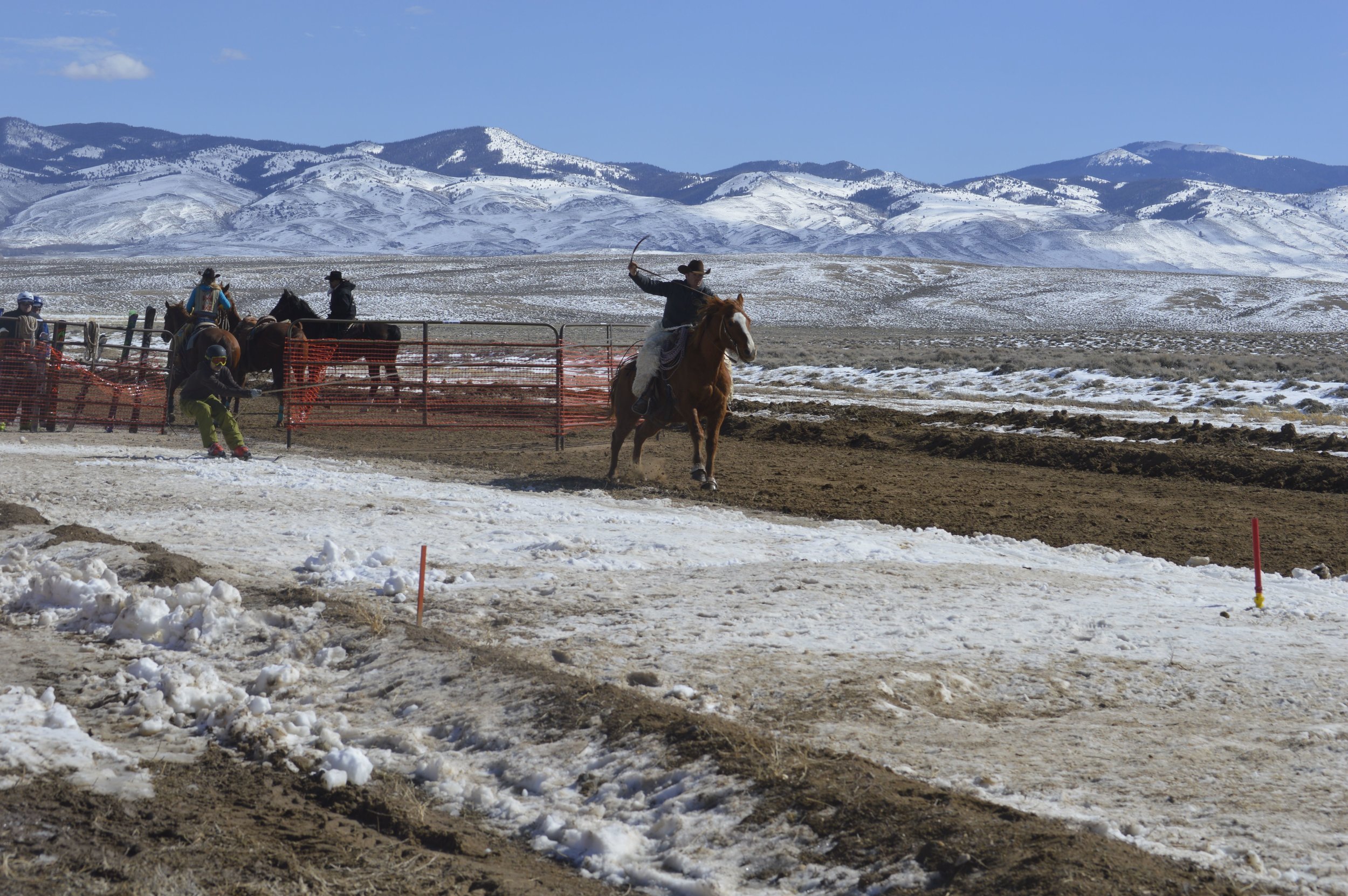 Will & Kirby at the starting gate