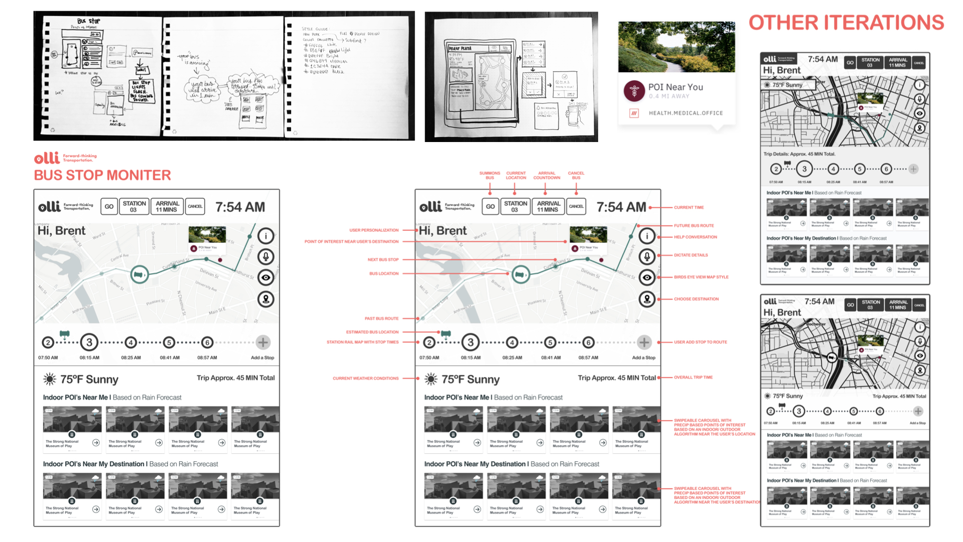 We began to sketch and brain storm all while checking in with our engineers to ensure that we could reach an MVP that would’t frustrate its users, knowing that this will ALWAYS and continue to be a learning process.