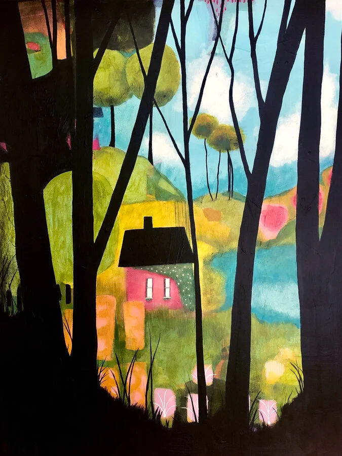 Soos Wood 30 x 40in, Deb Garlick