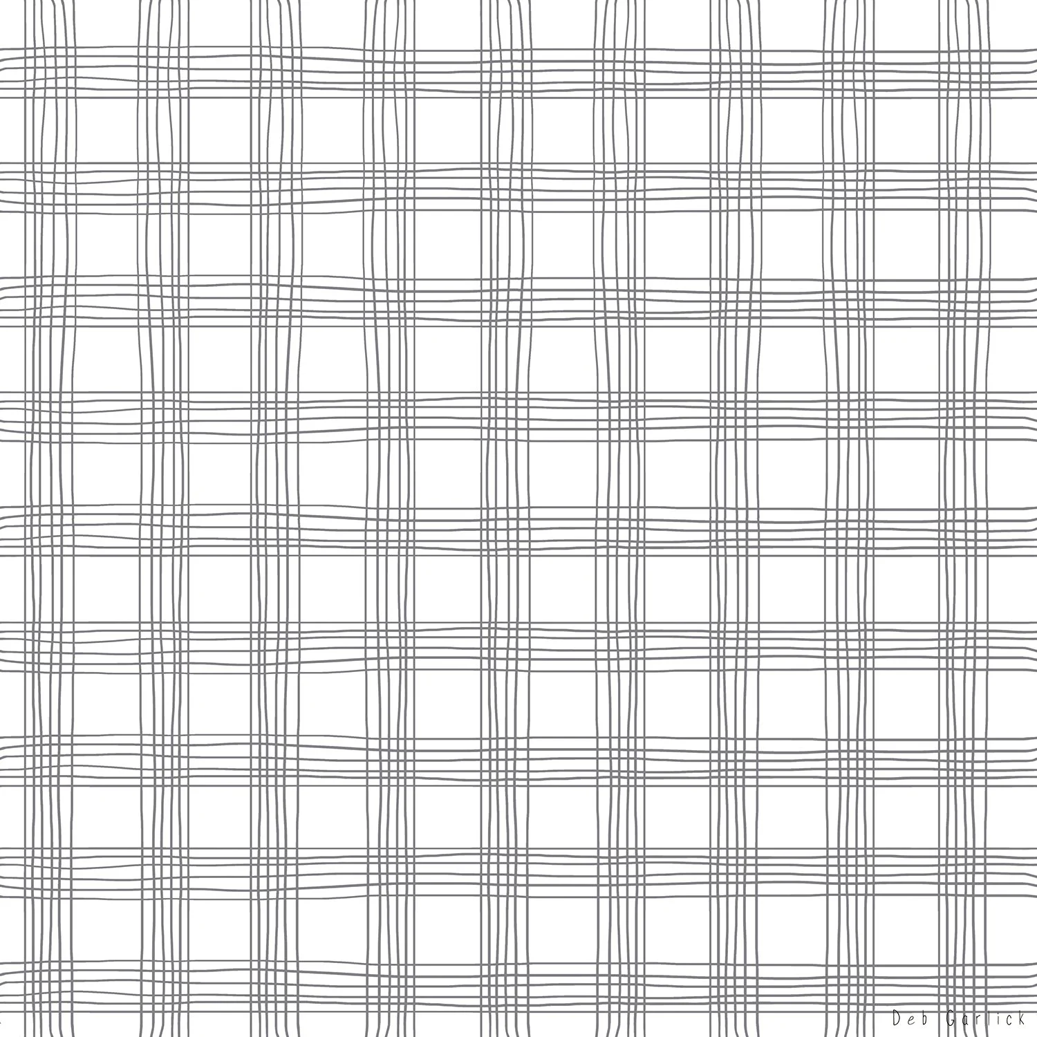 By Hand Check repeat pattern by Deb Garlick