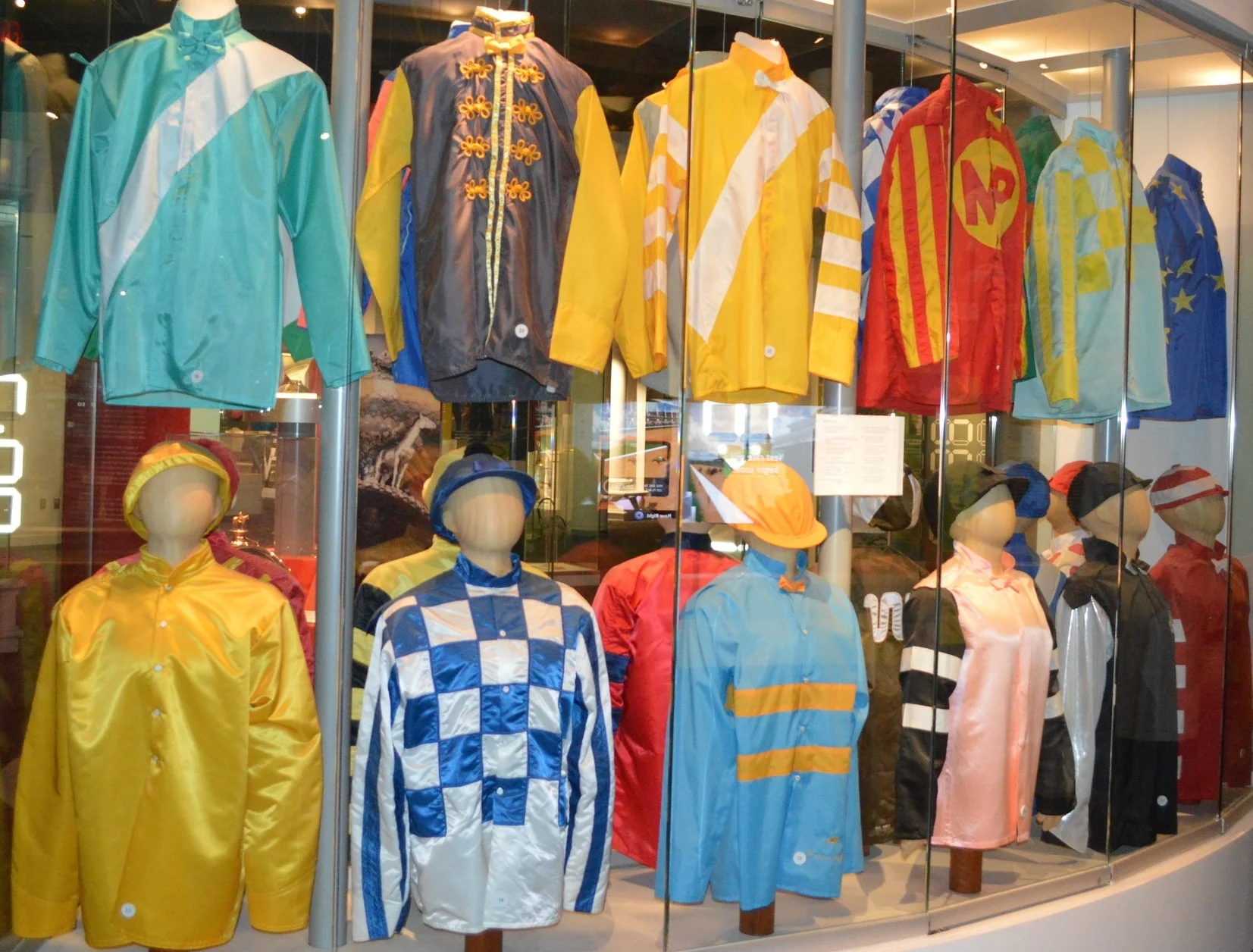 Winning colors at the Kentucky Derby Museum. 