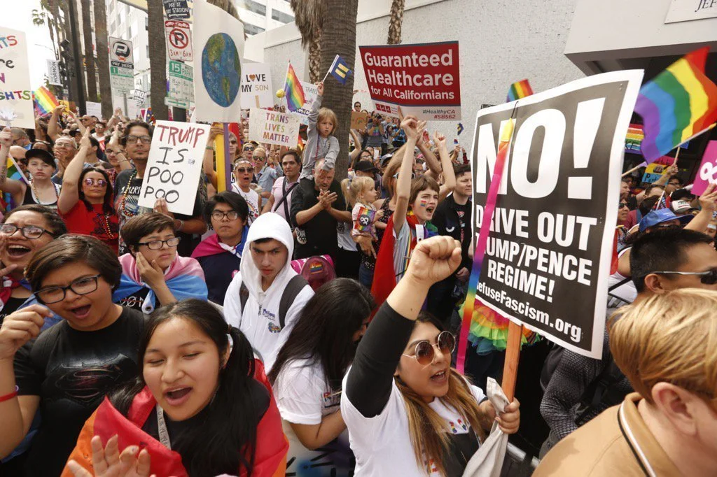 #ResistMarch in West Hollywood
