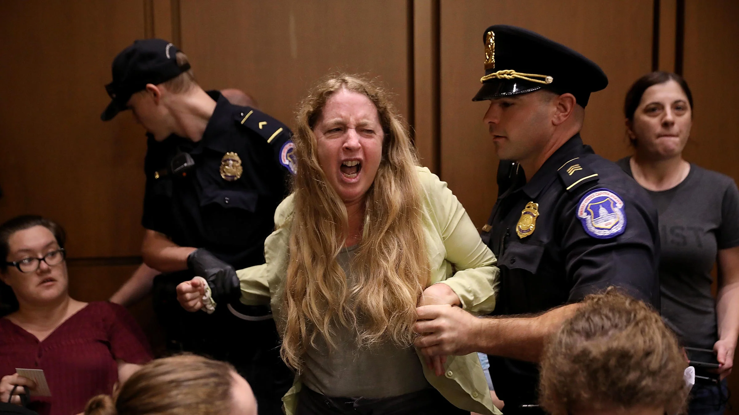 Condemning Kavanaugh during Senate Hearings