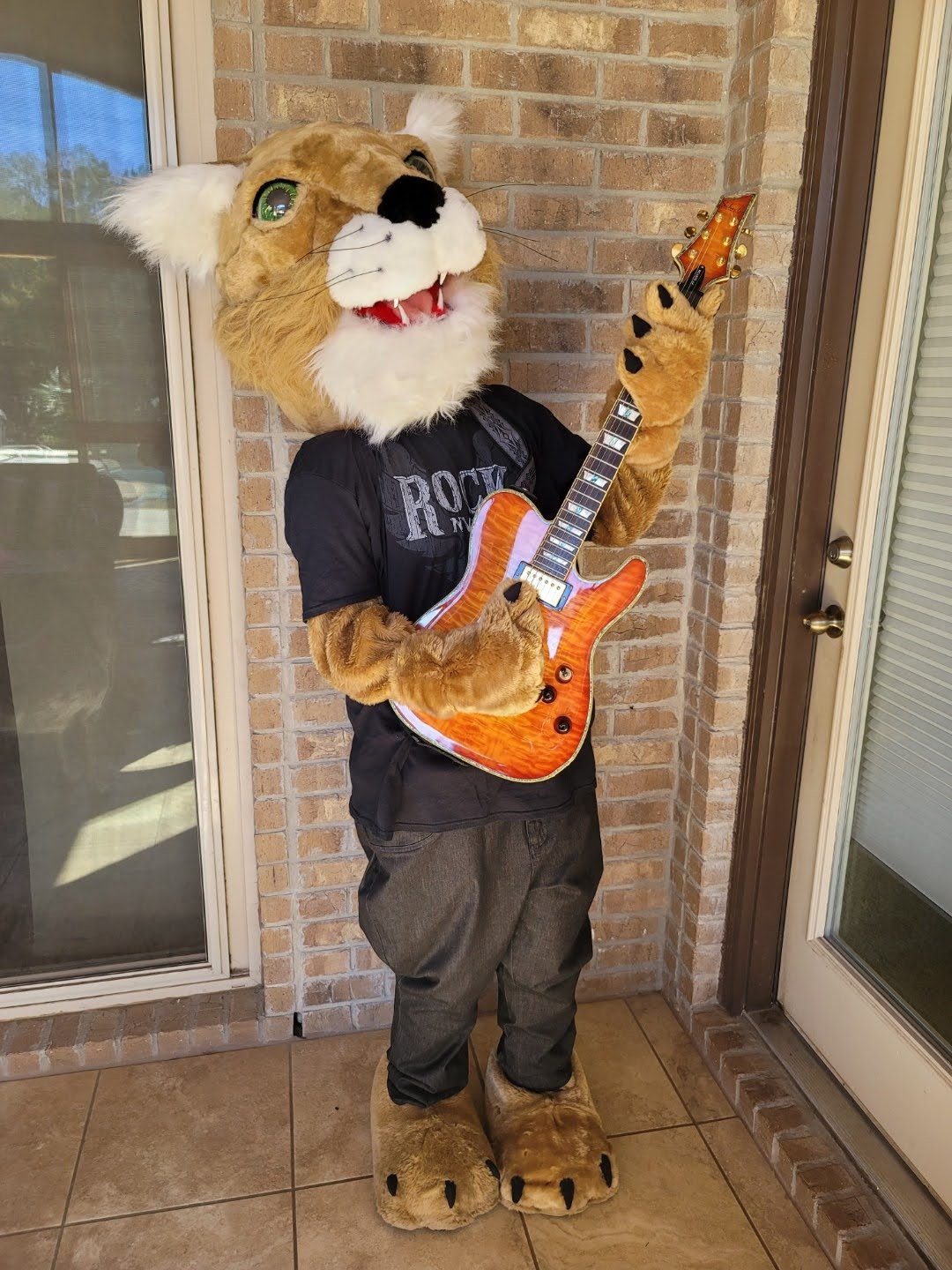    Me, as Wildcat Willie during themed photoshoots for an online magazine!   