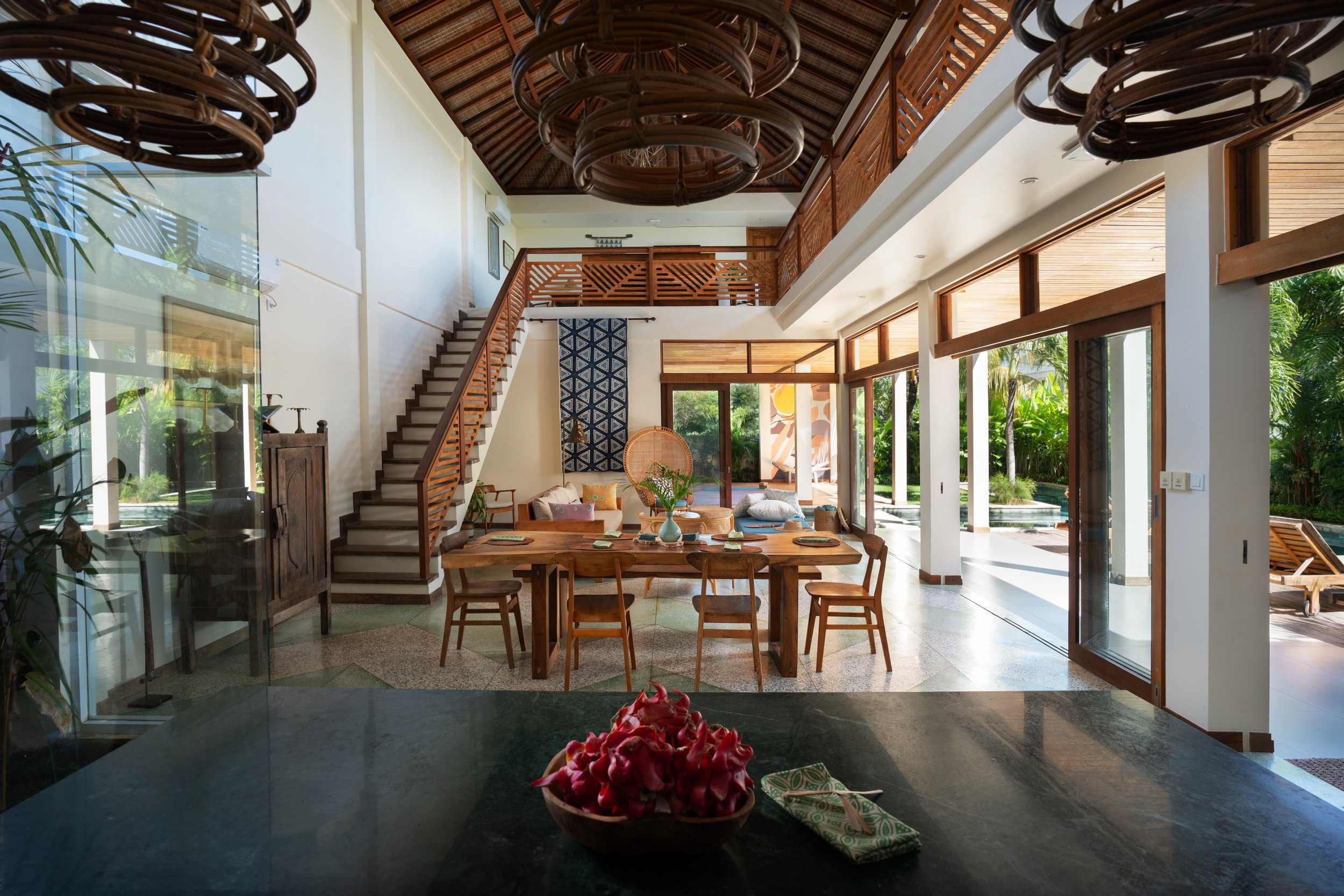 Bali Kali Kubu view from kitchen