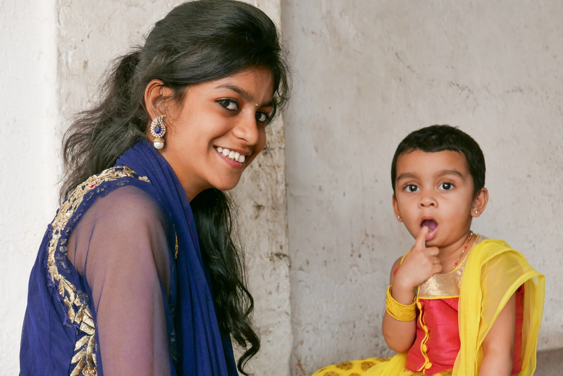 Mother and Child at Wedding