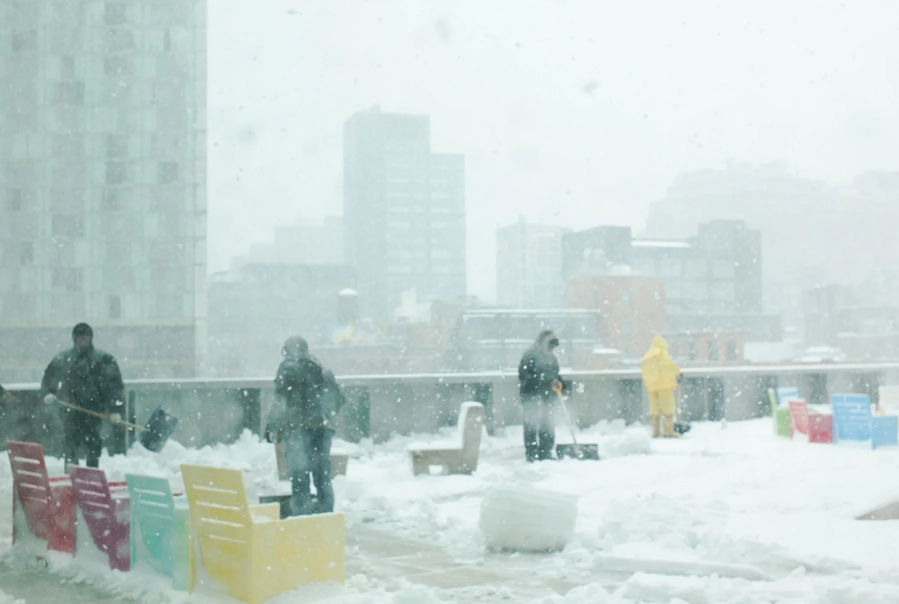 Cleaning the Terrace