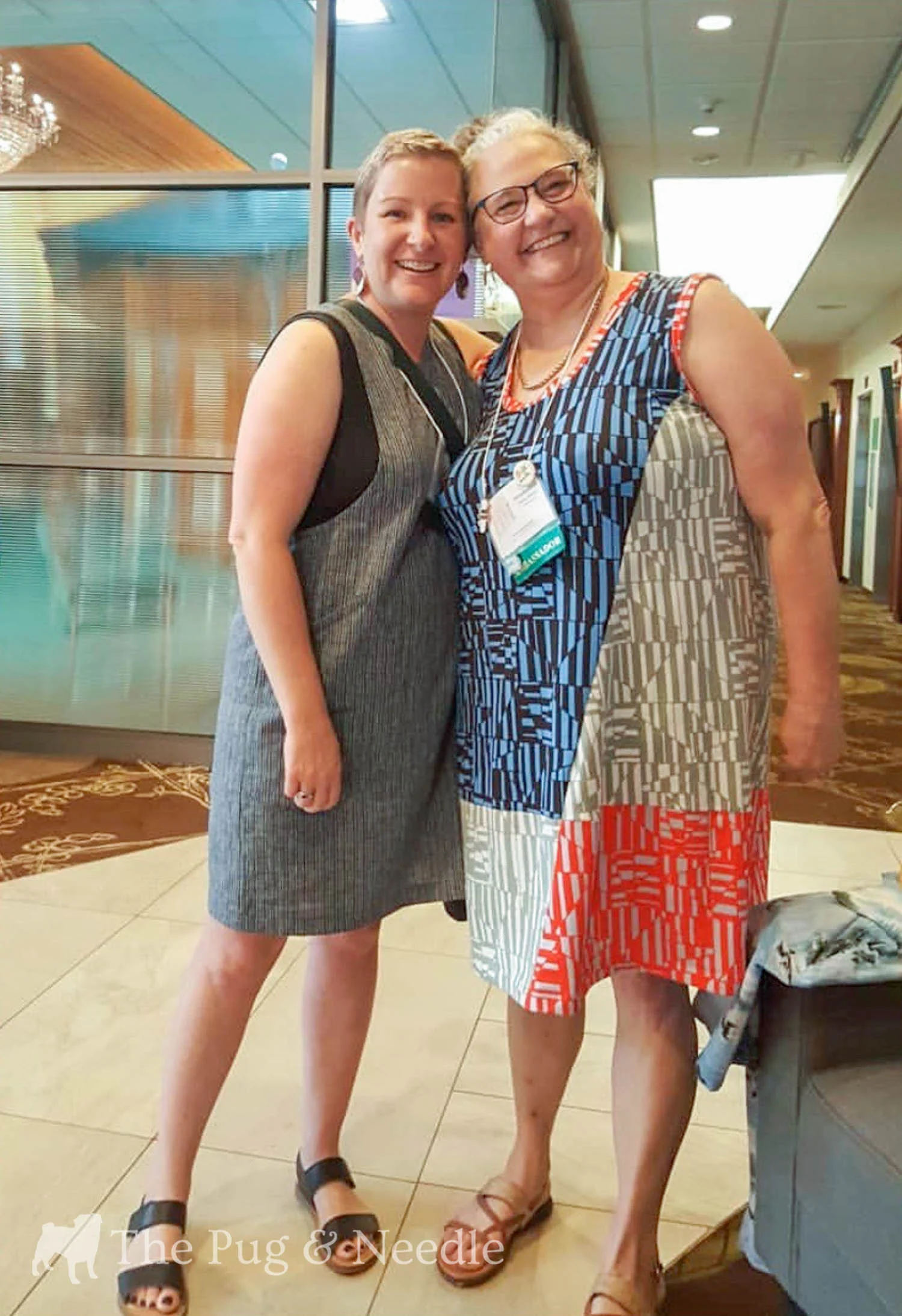 This is me, and Diane. Diane and I have had lots of interactions on Instagram, but I didn't recognize her until she told me her instagram name. What a world we live in?
