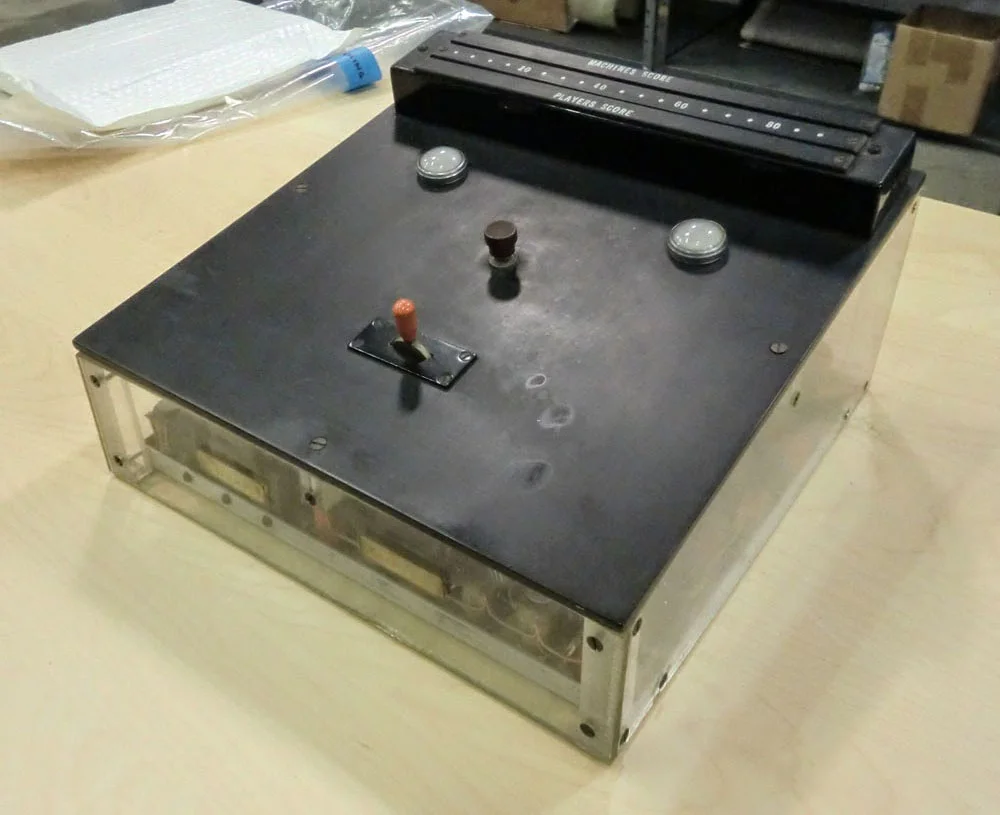 Claude Shannon's original outguessing machine, at the MIT Museum
