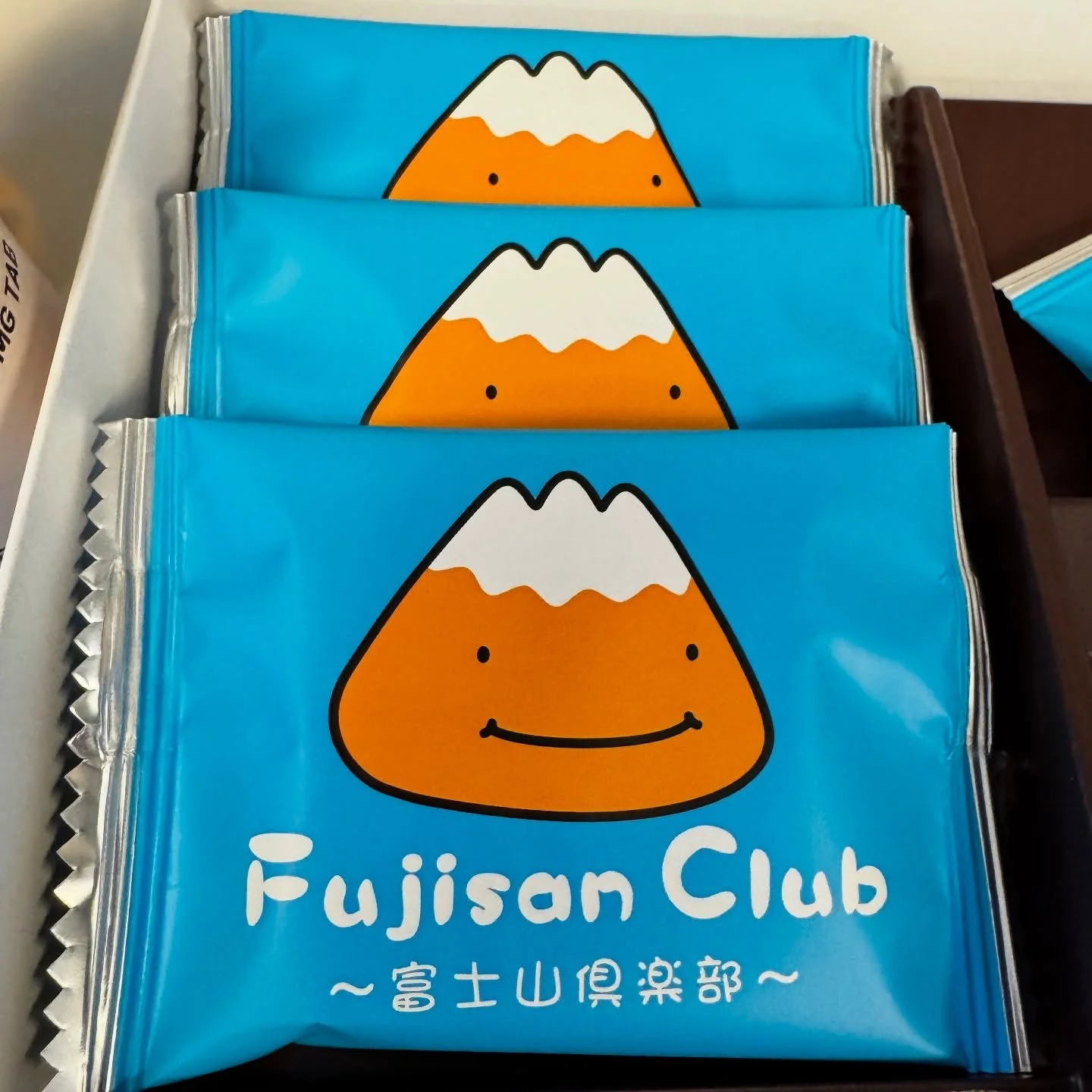 More Japanese treats - cookies from Mt. Fuji!