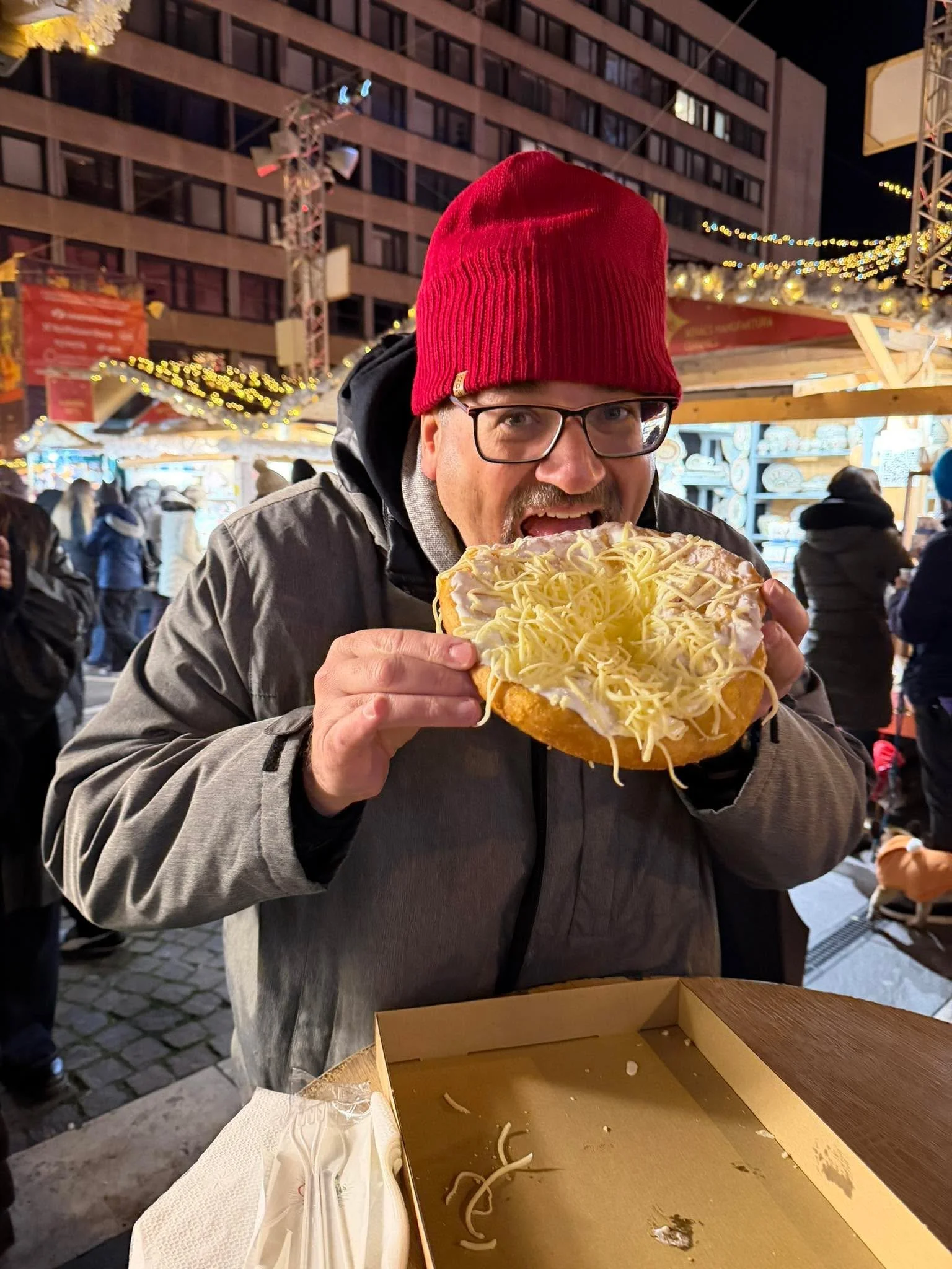 Found some L&aacute;ngos to try! I had the &ldquo;classic&rdquo; style of sour cream and cheese, and the next words out of my mouth after this was &ldquo;Oh my god that&rsquo;s delicious!&rdquo;