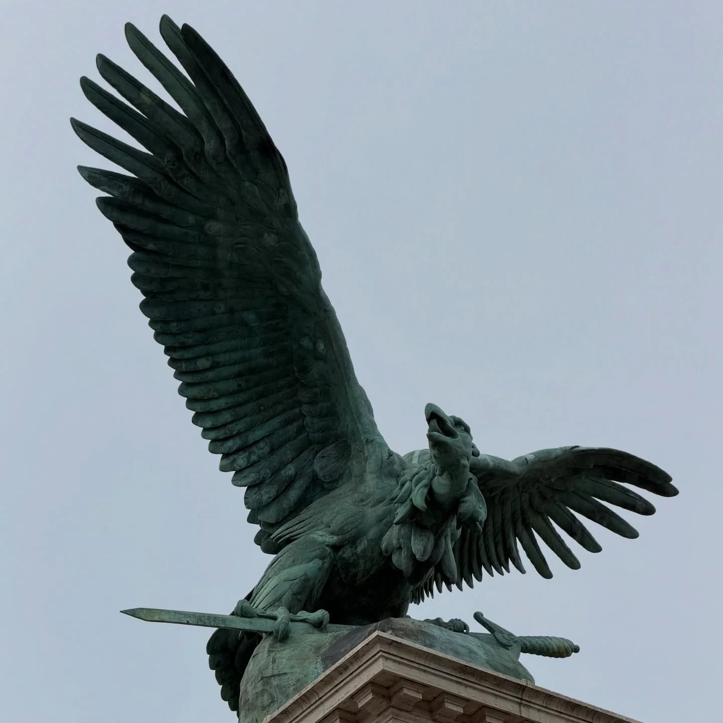 The Turul Bird that guided the Magyars out of the Steppes and into what is now Hungary, according to legend.