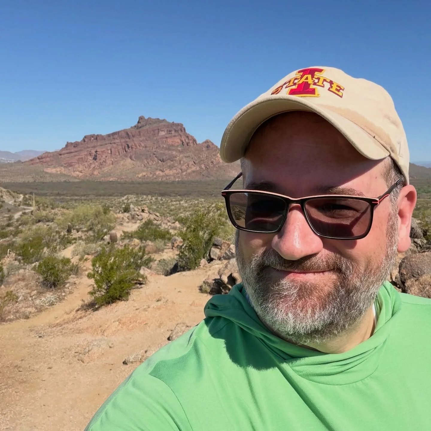 Getting a sweaty hike in near Phoenix