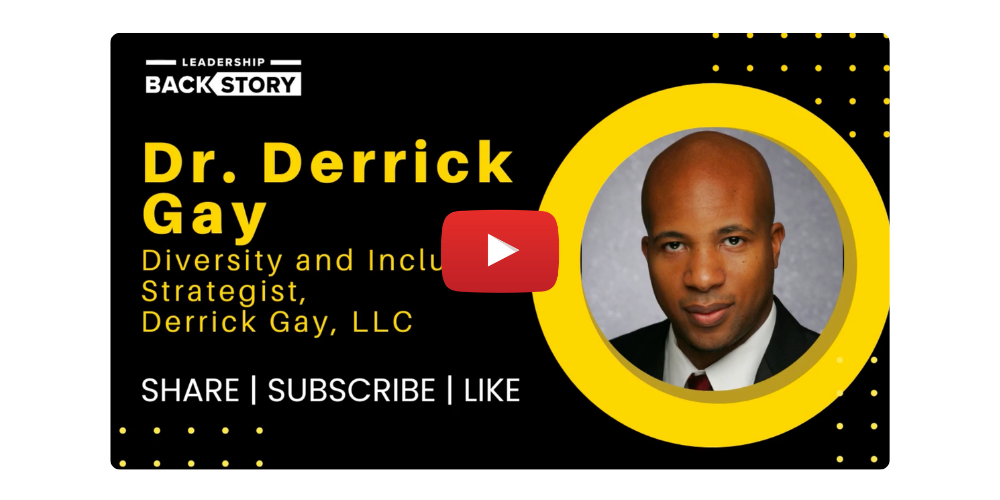 Dr. Derrick Gay retraces his career journey.