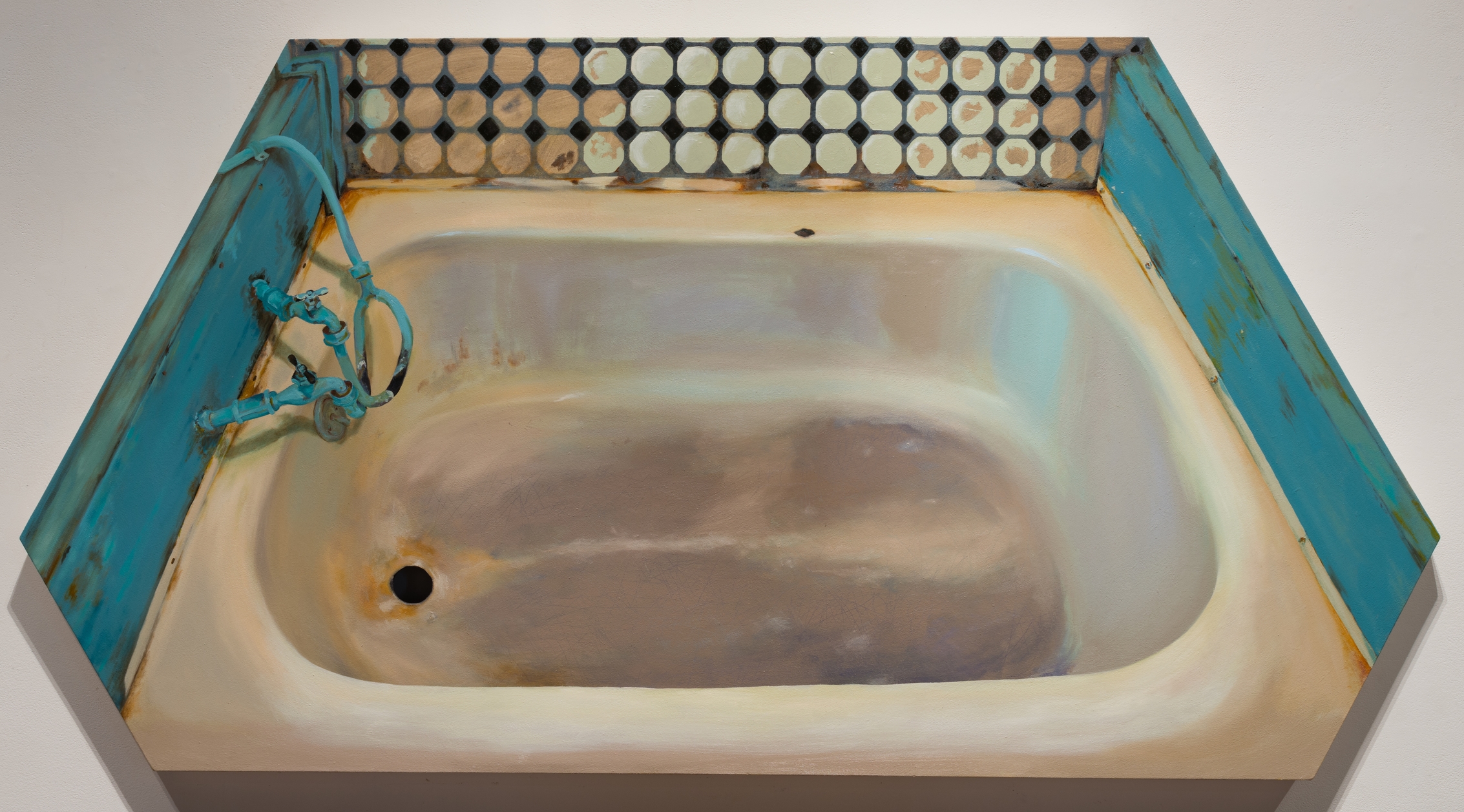 Drained / 2015 / Oil on canvas / 38" x 72"