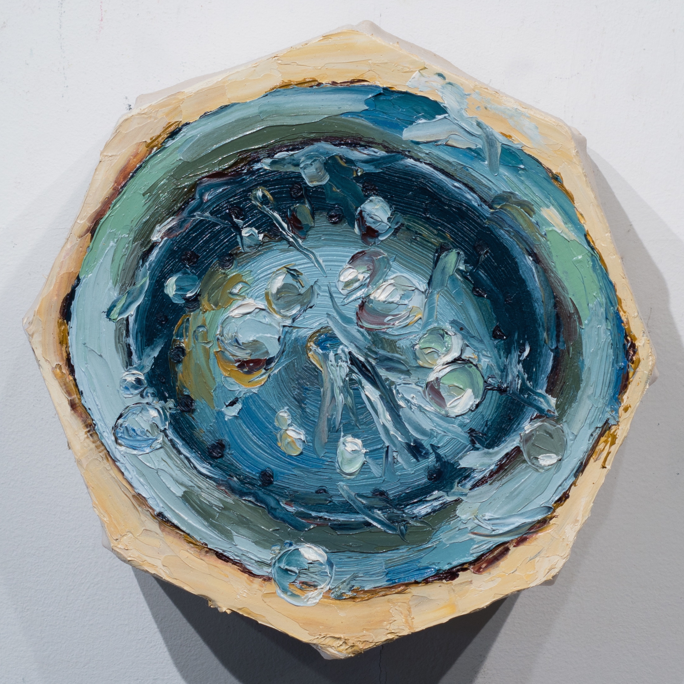 Sink Drain II / 2014 / oil on canvas / 5.5" x 5.5"