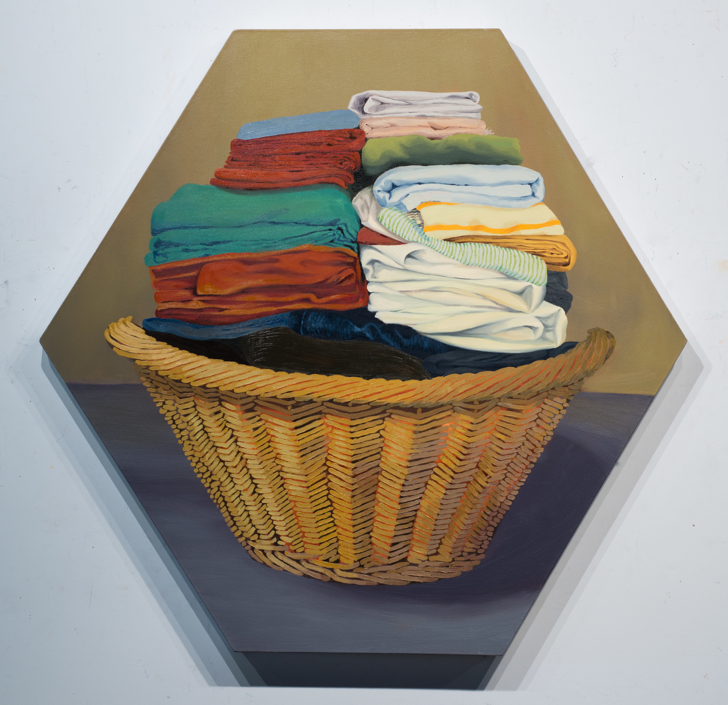 Folded Laundry / 2014 / oil on canvas / 37.5" x 39"