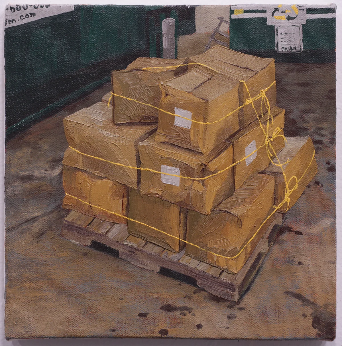 In a Bind / 2017 / oil on canvas / 10" x 10"