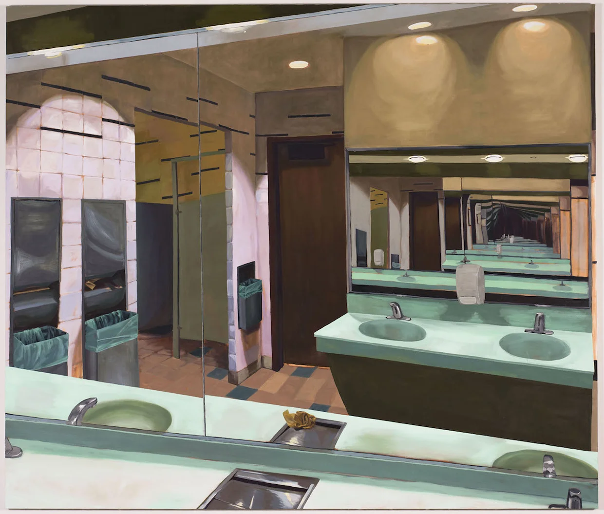 Split / 2018 / oil on canvas / 82" x 96"