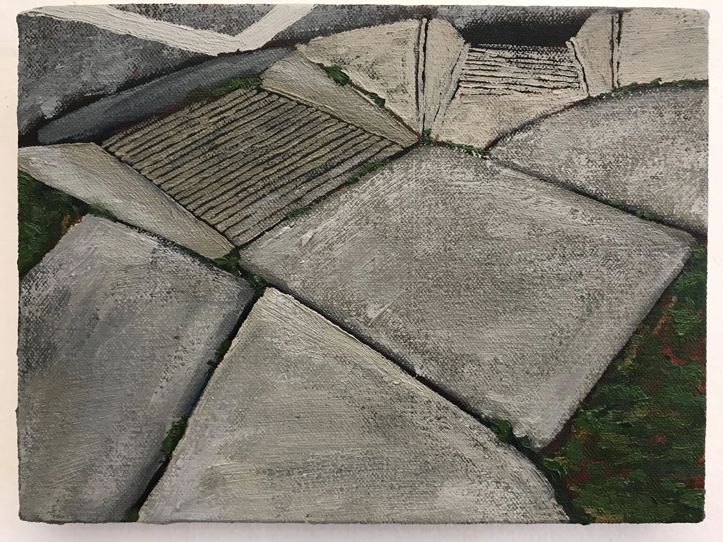 Right or Left? / 2018 / Oil on canvas / 8" x 10"