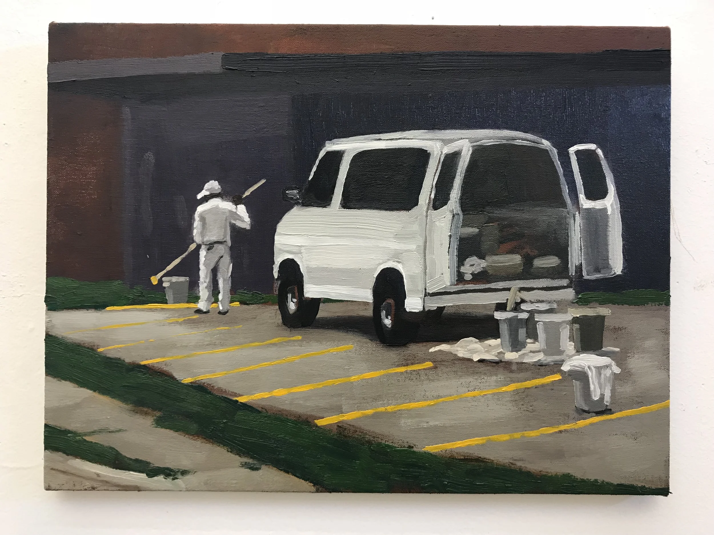 The Painter / 2018 / oil on canvas / 12" x 16"