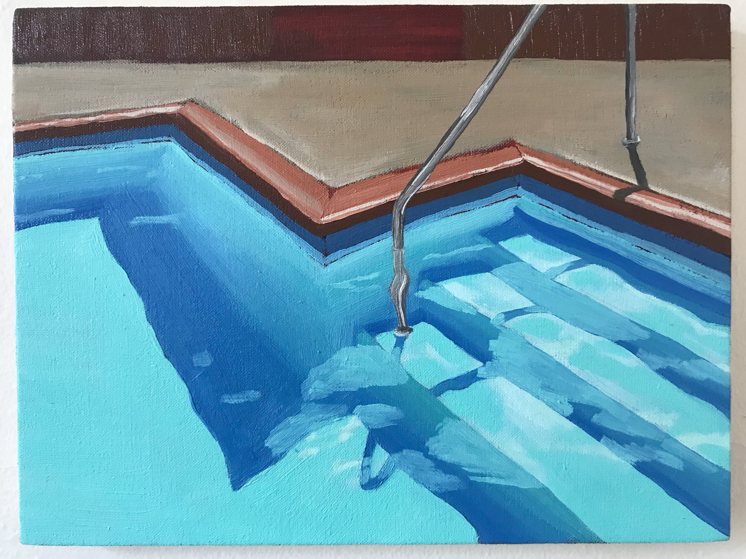 Cool in Heat / 2018 / oil on canvas / 8" x 10"