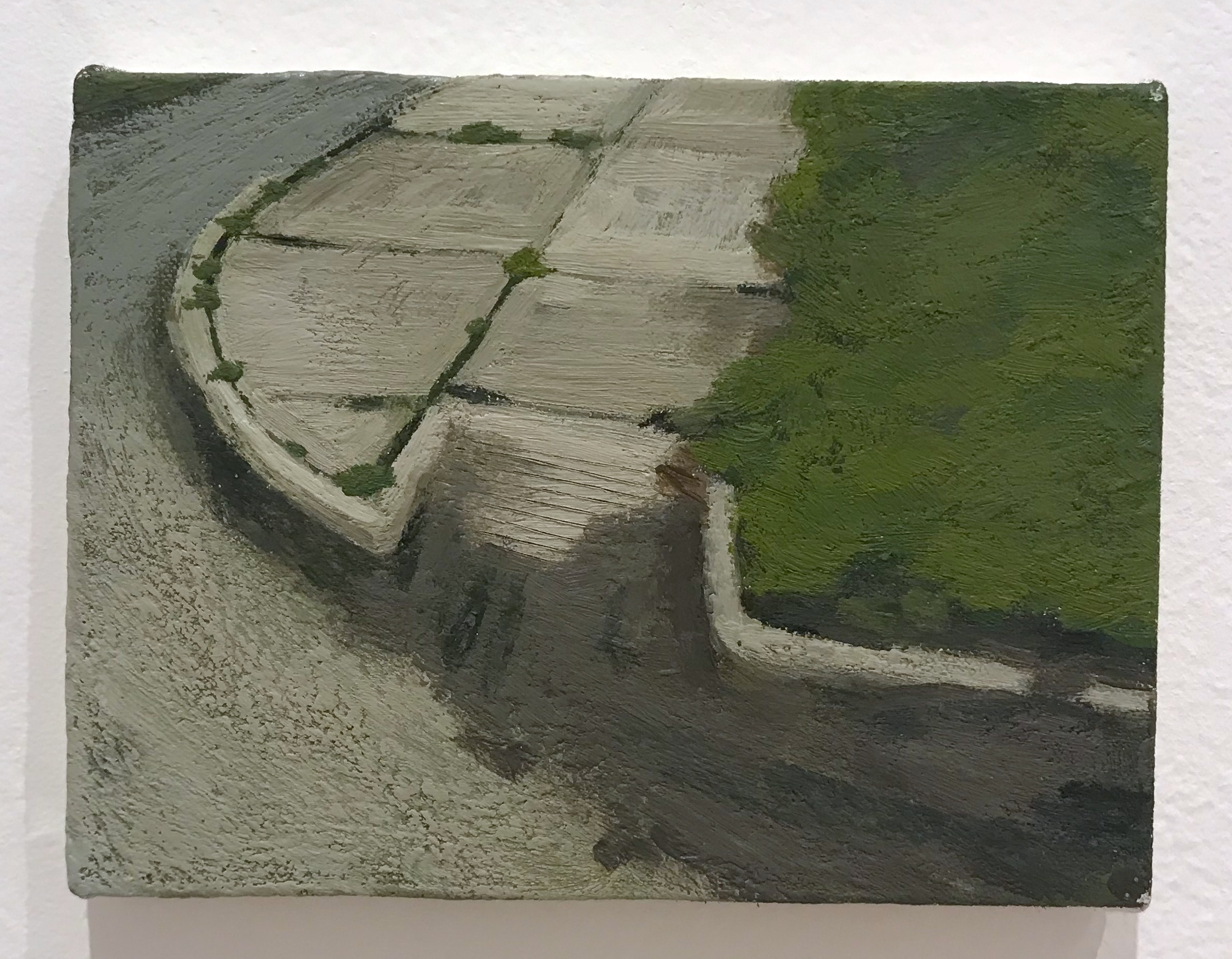 Through the Mud / 2018 / Encaustic on canvas / 5" x 7"
